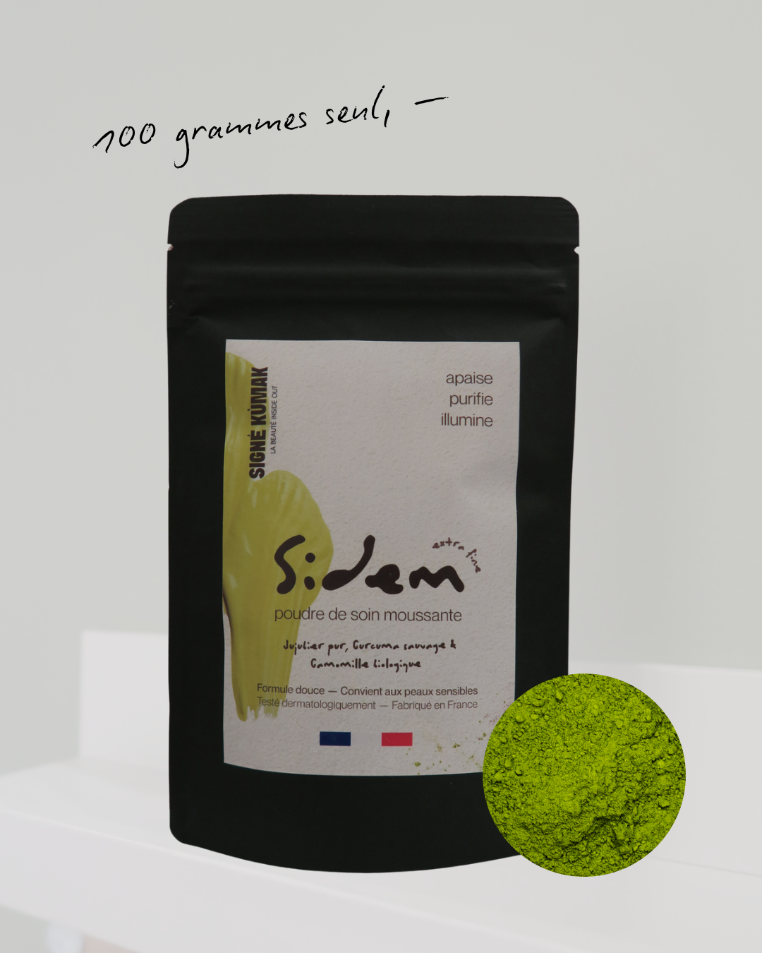 SIDEM, Poudre moussante — Jujubier & Curcuma