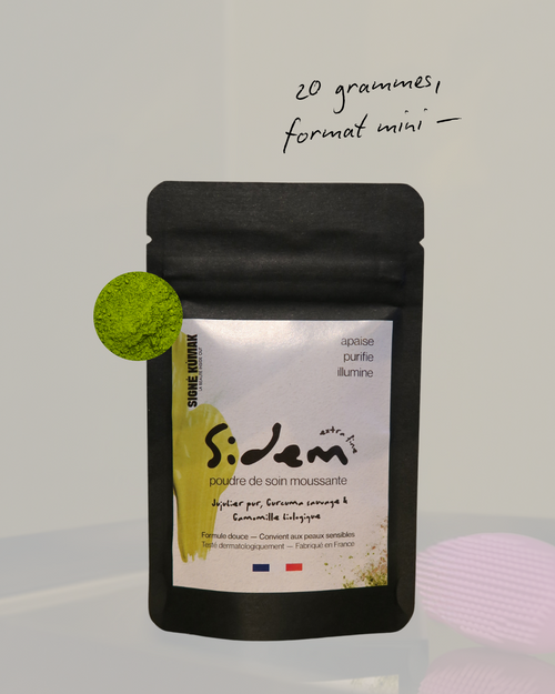 SIDEM, Poudre moussante — Jujubier & Curcuma