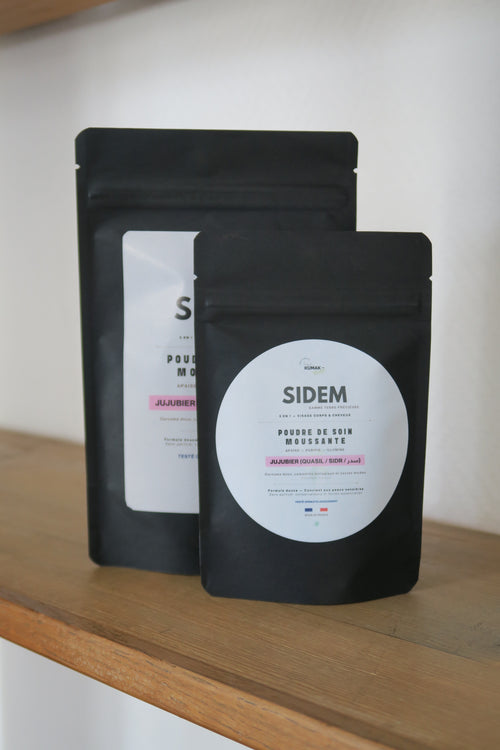 DUO SIDEM, Poudre moussante — Jujubier & Curcuma