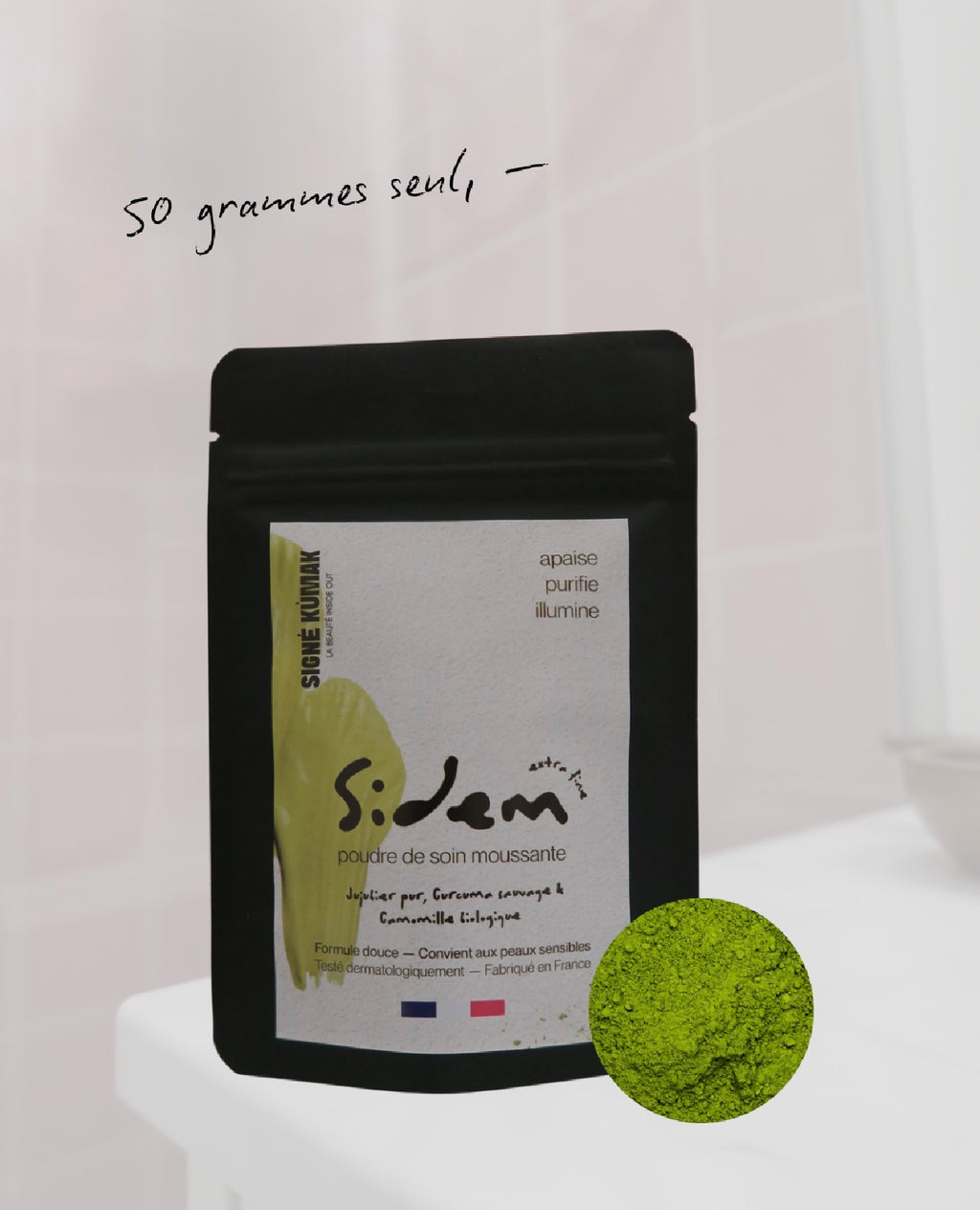 SIDEM, Édition limitée “0 Gâchis” — Poudre de Jujubier & Curcuma