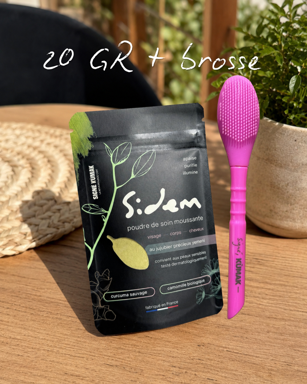 SIDEM, Poudre moussante — Jujubier & Curcuma