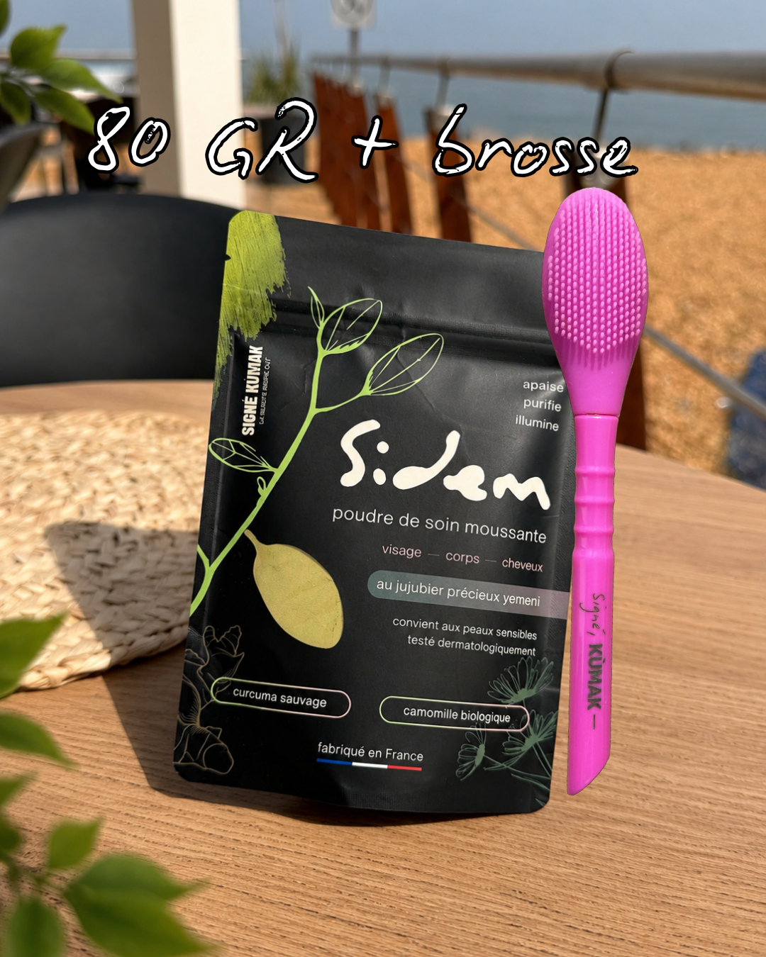 SIDEM, Poudre moussante — Jujubier & Curcuma