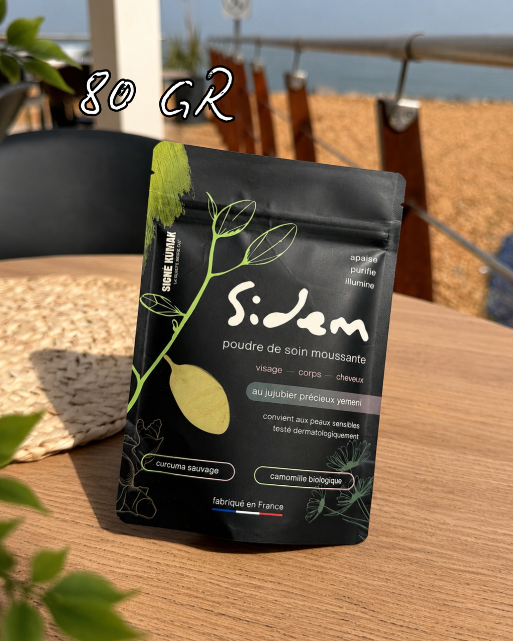 SIDEM, Poudre moussante — Jujubier & Curcuma