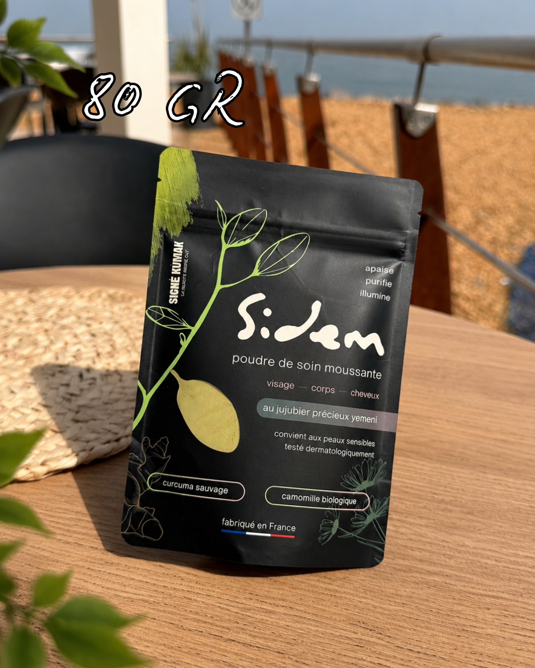 SIDEM, Poudre moussante — Jujubier & Curcuma