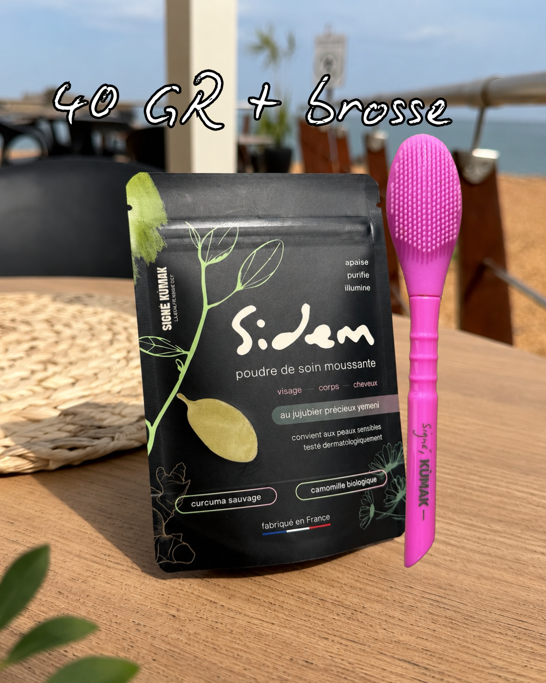 SIDEM, Poudre moussante — Jujubier & Curcuma