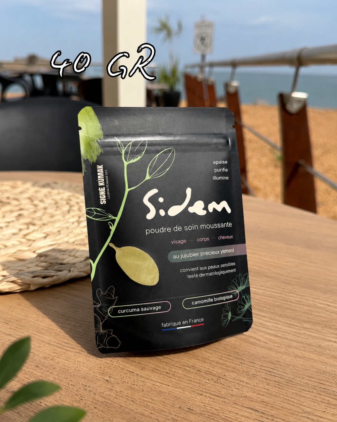 SIDEM, Poudre moussante — Jujubier & Curcuma